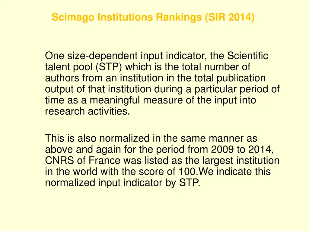 scimago institutions rankings sir 2014 1
