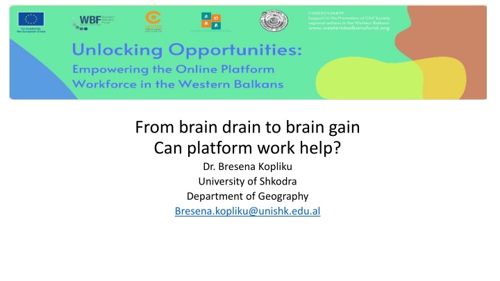 from brain drain to brain gain can platform work