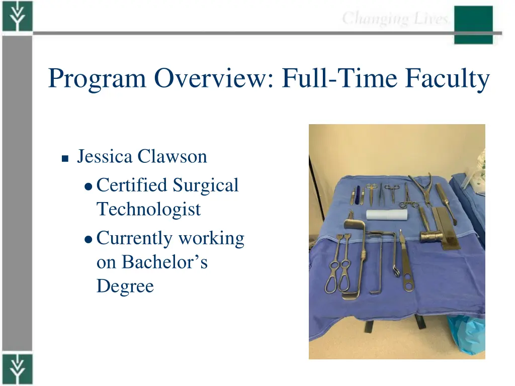 program overview full time faculty