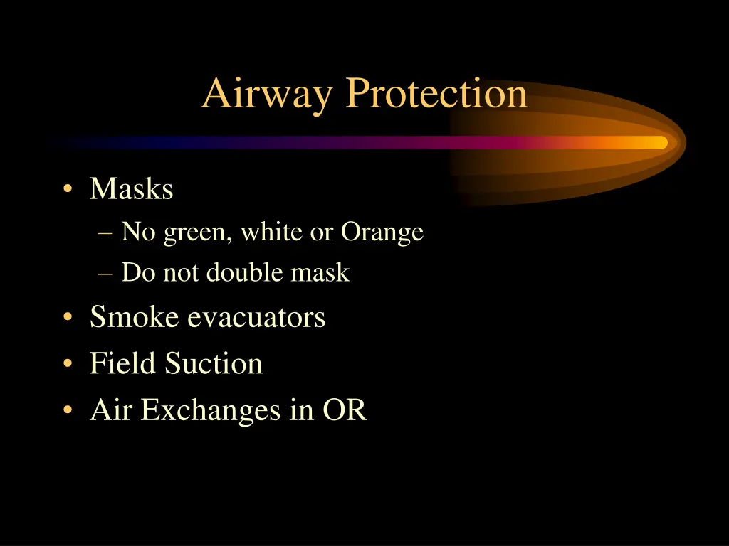 airway protection
