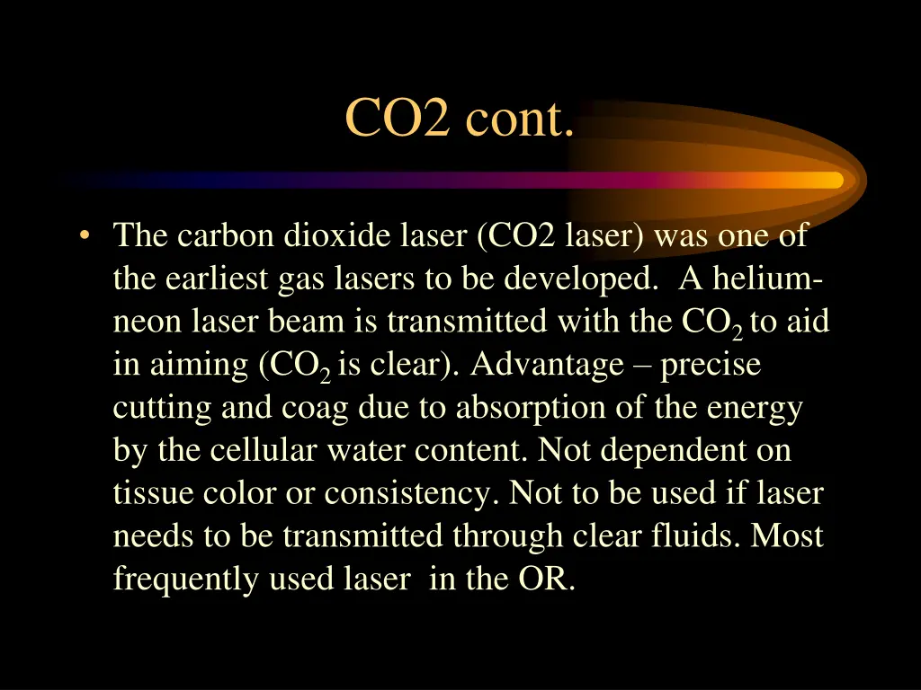 co2 cont