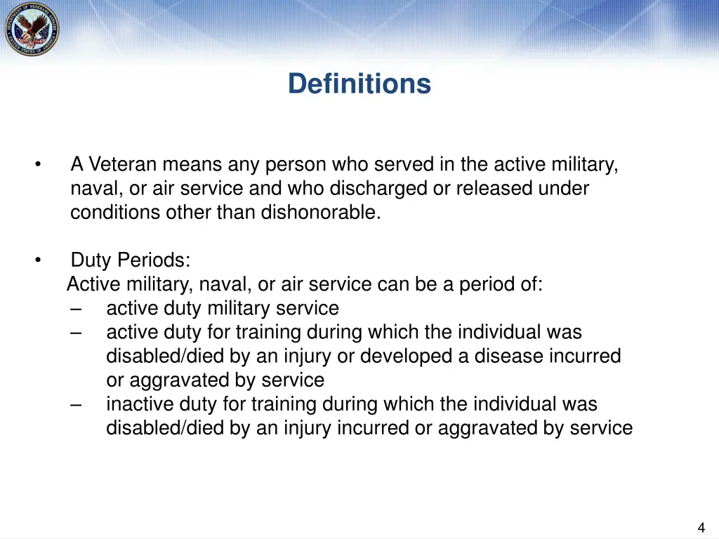 definitions