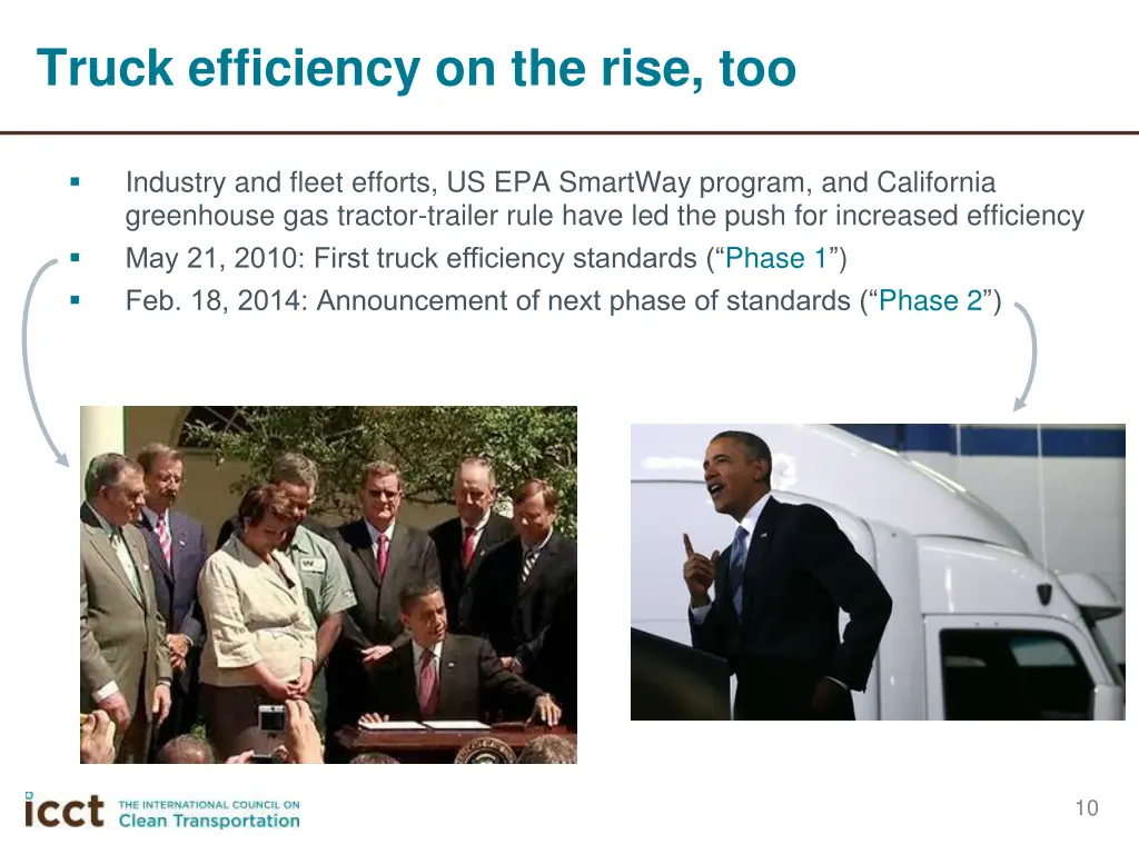 truck efficiency on the rise too