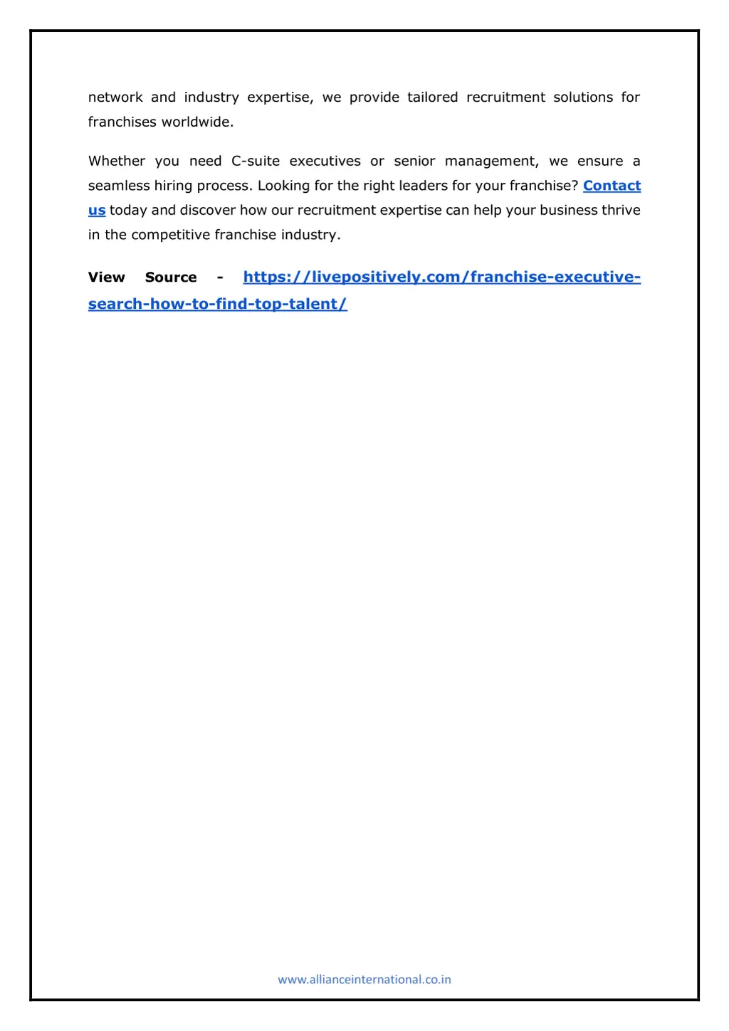 network and industry expertise we provide