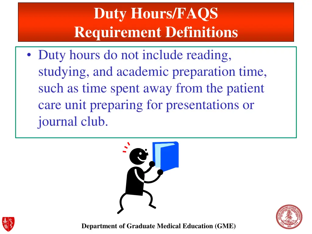 duty hours faqs requirement definitions duty