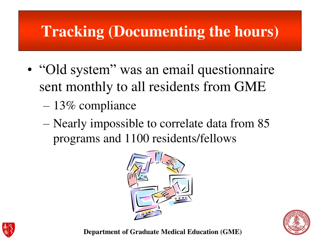 tracking documenting the hours