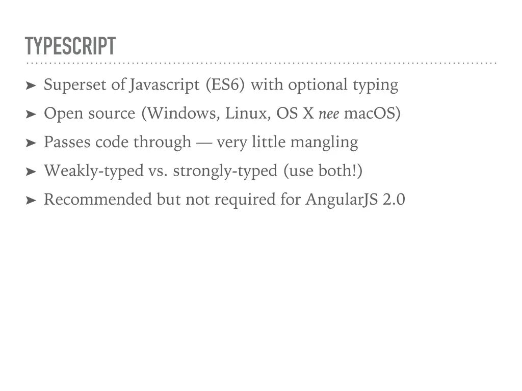 typescript