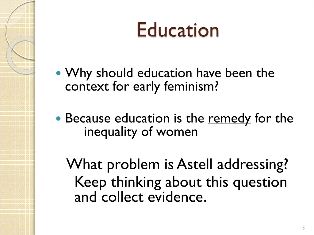 education