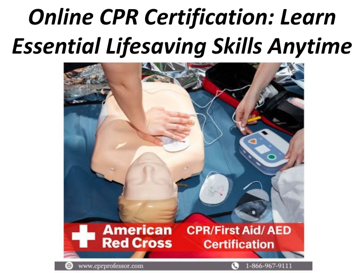 online cpr certification learn essential