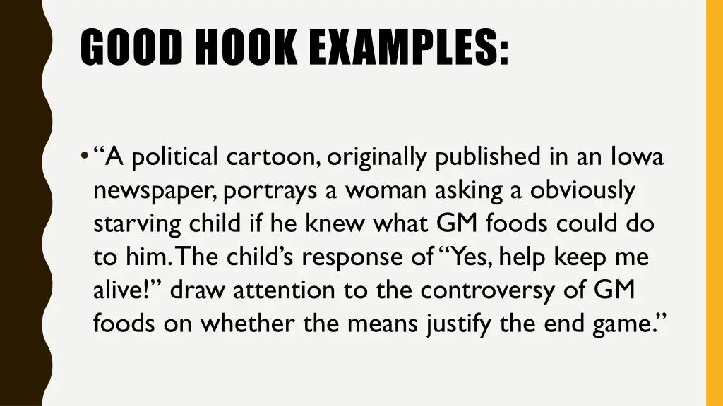 good hook examples 1