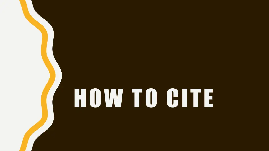 how to cite