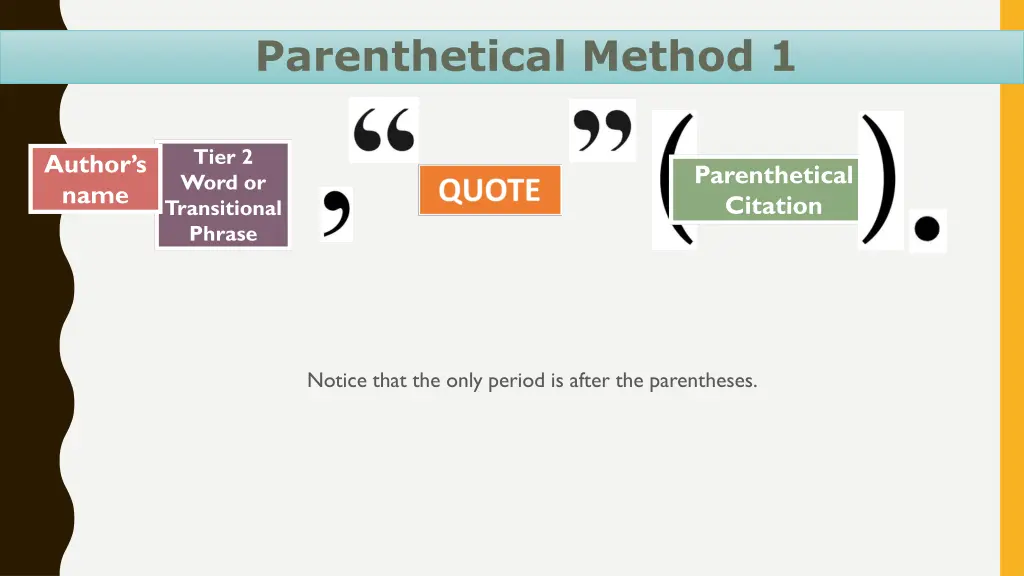 parenthetical method 1