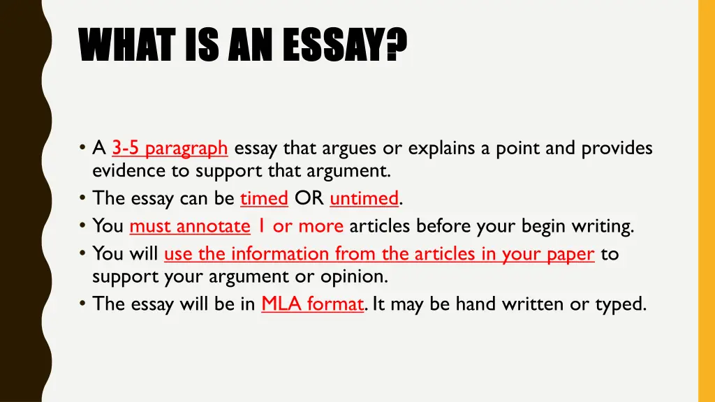 what is an essay what is an essay