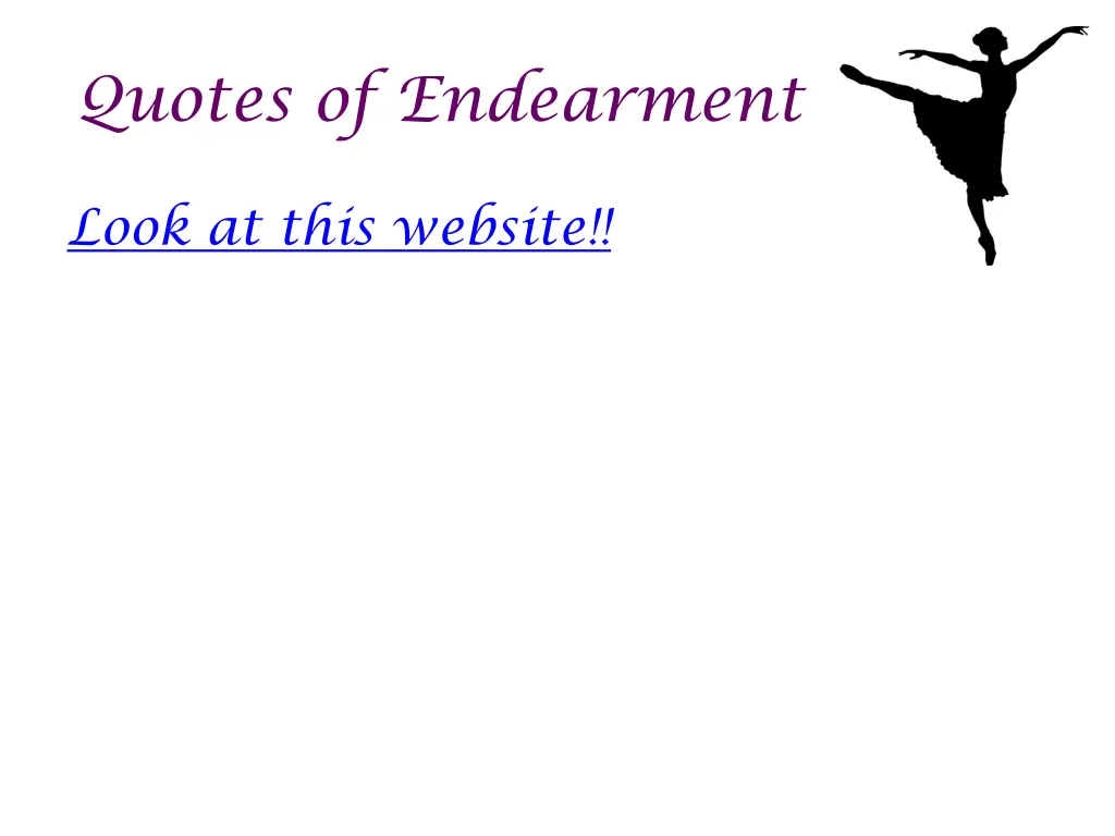 quotes of endearment