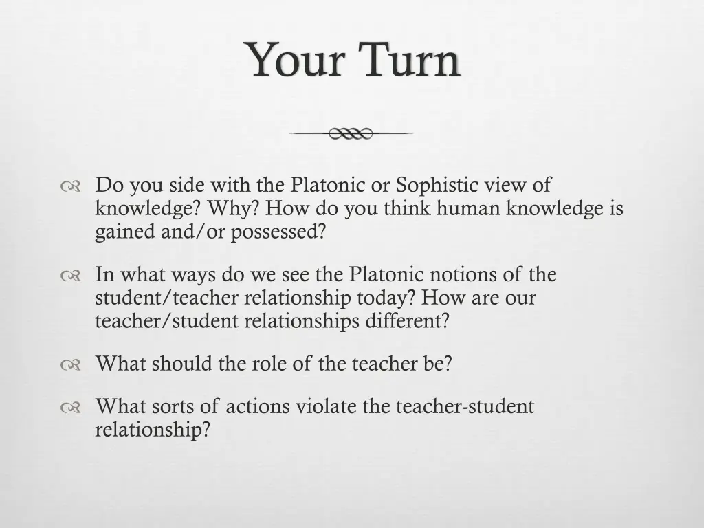 your turn