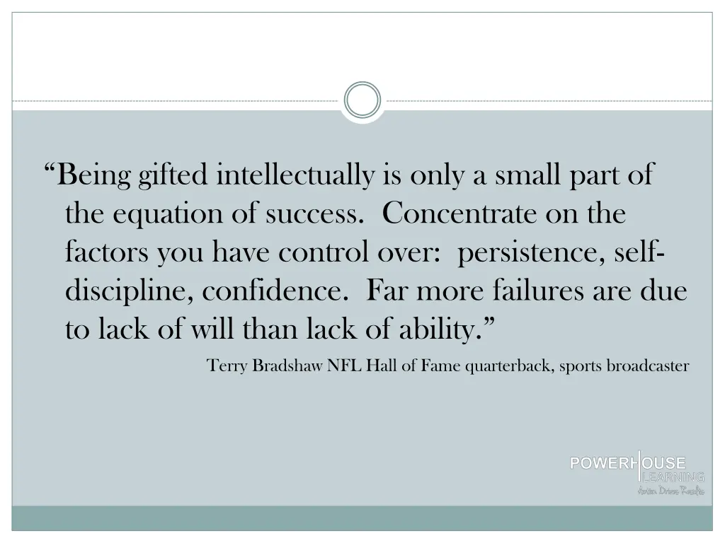 being gifted intellectually is only a small part