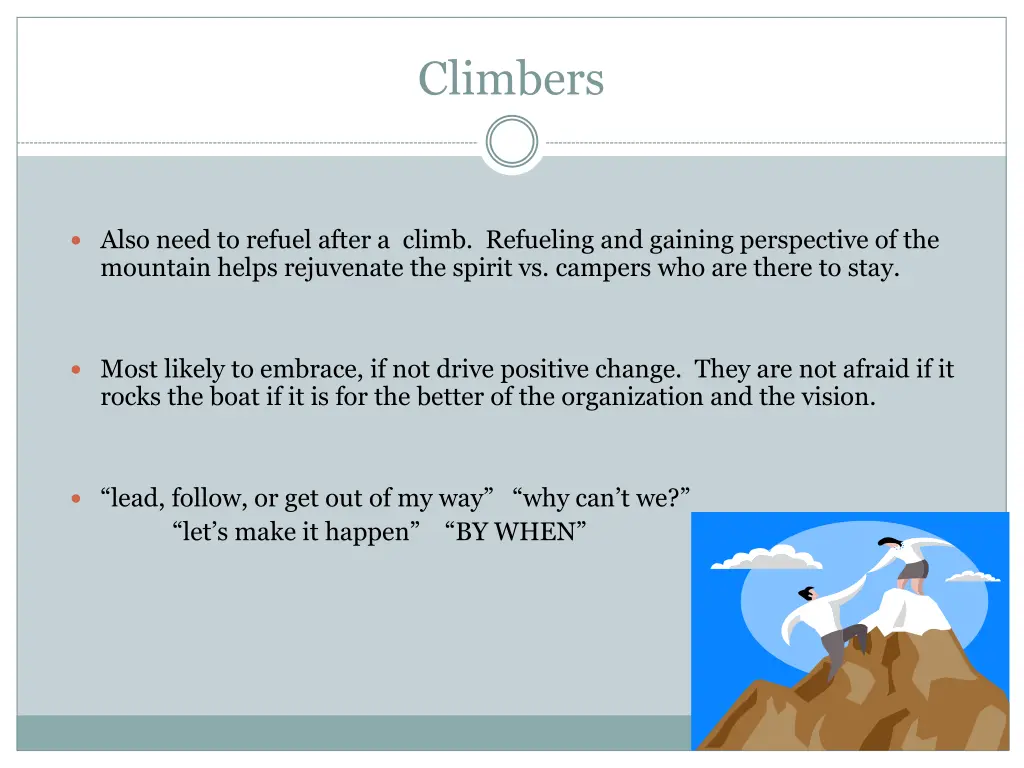climbers 1
