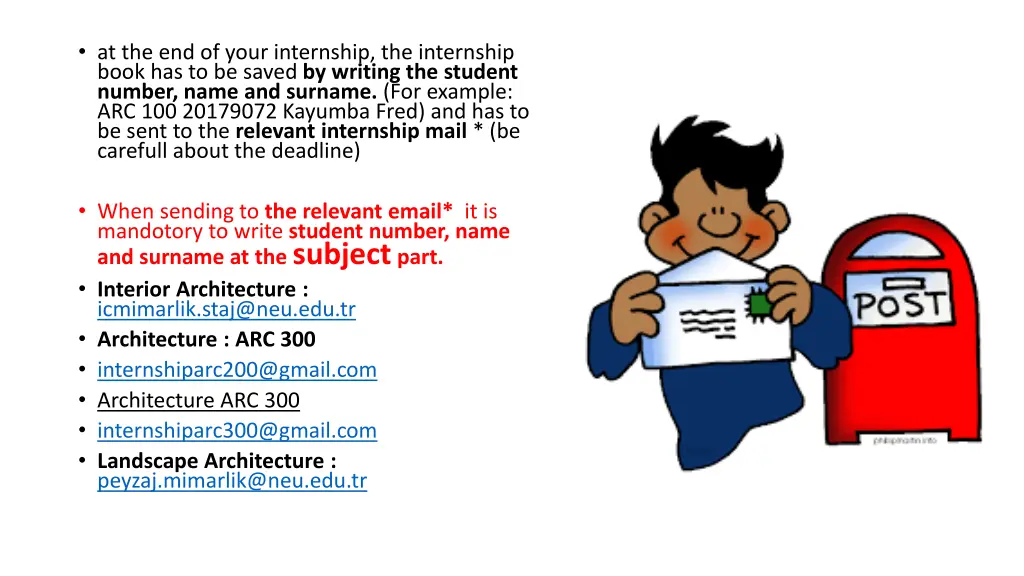 at the end of your internship the internship book