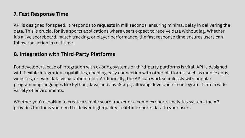 7 fast response time