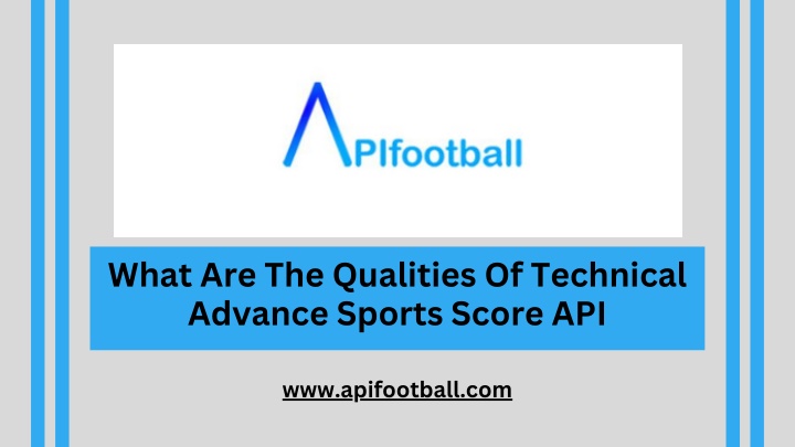 what are the qualities of technical advance