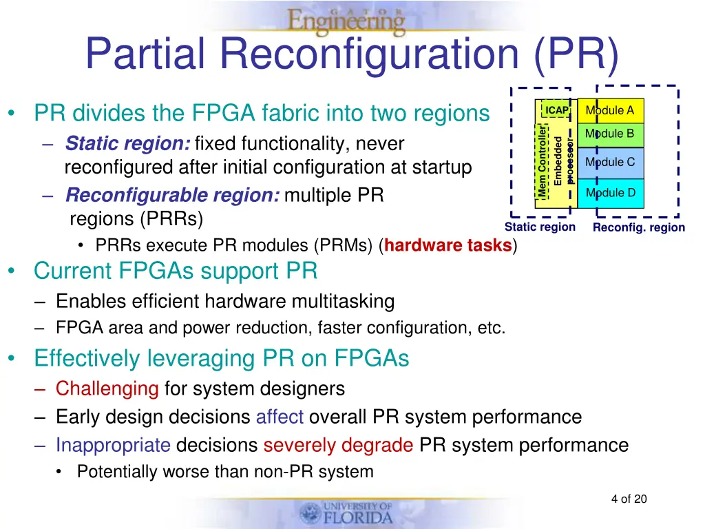 partial reconfiguration pr