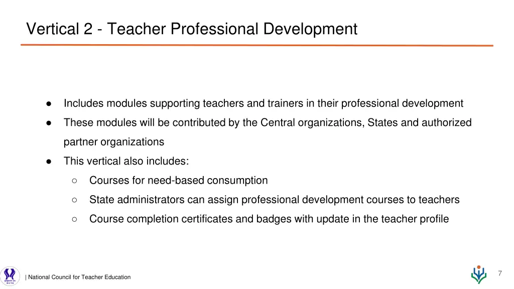 vertical 2 teacher professional development
