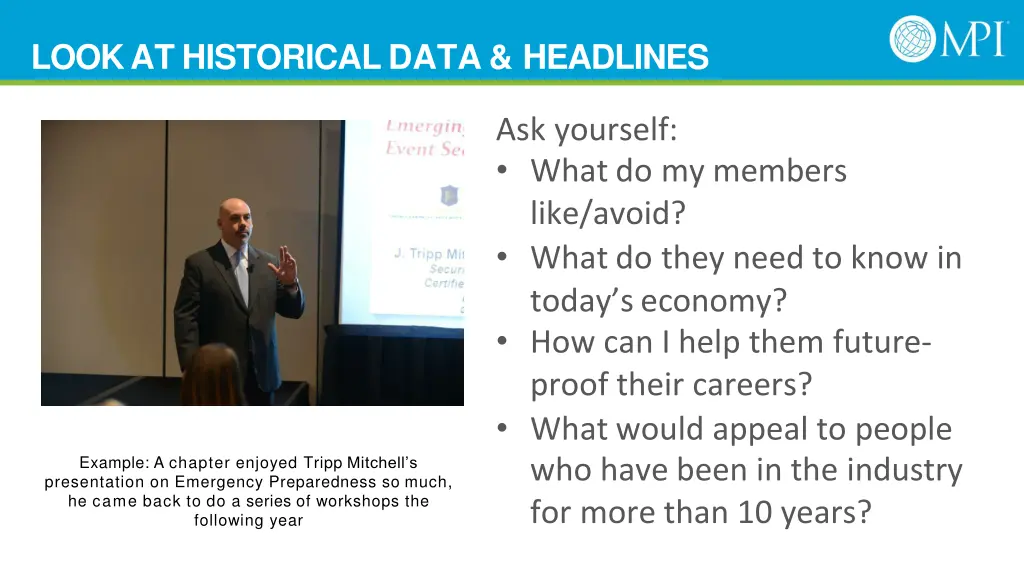 look at historical data headlines