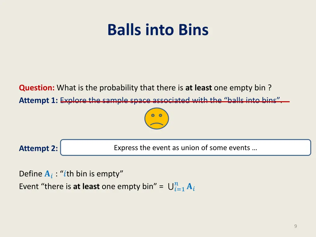 balls into bins 7