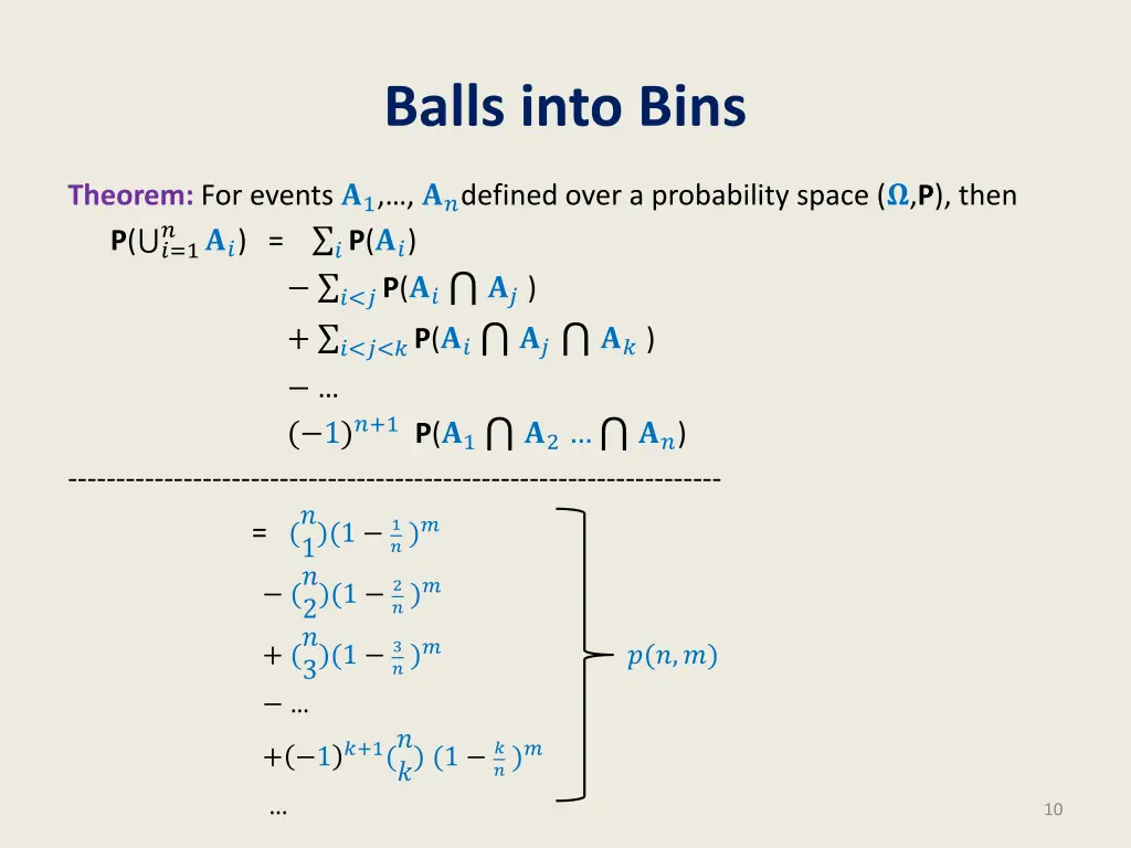 balls into bins 8