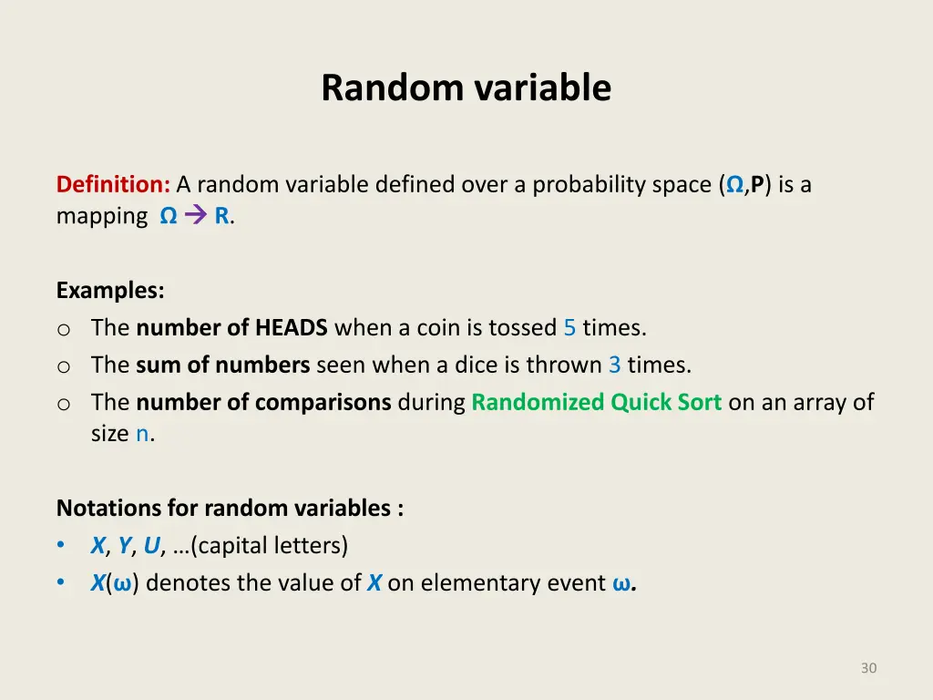 random variable 1