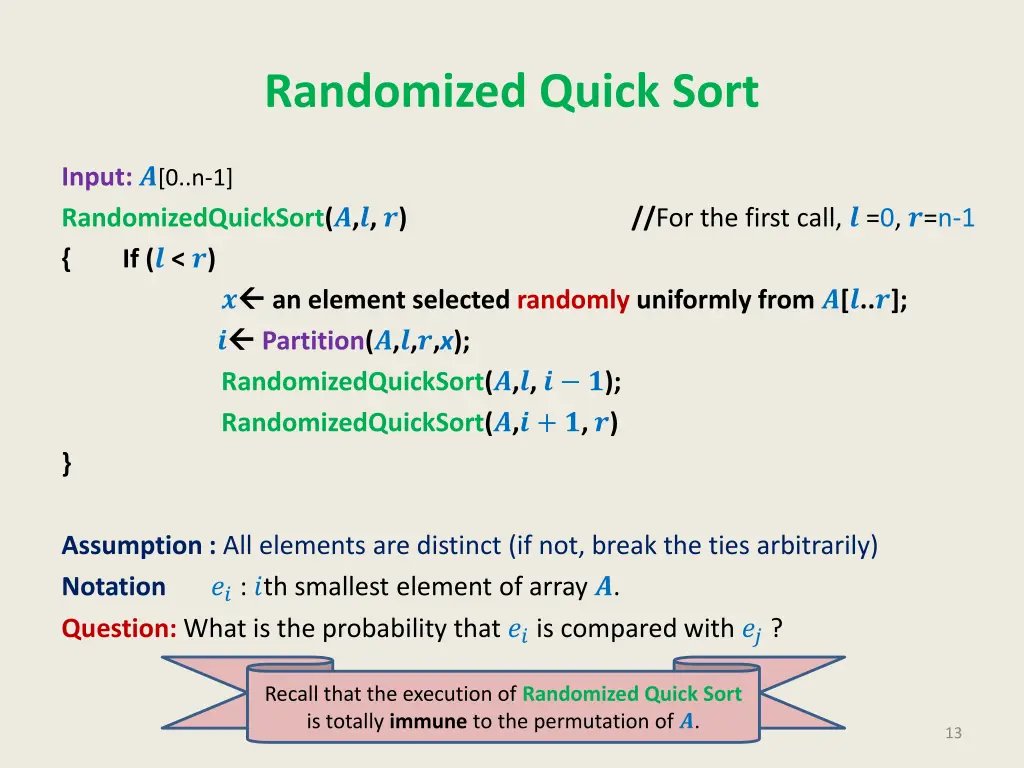 randomized quick sort 1