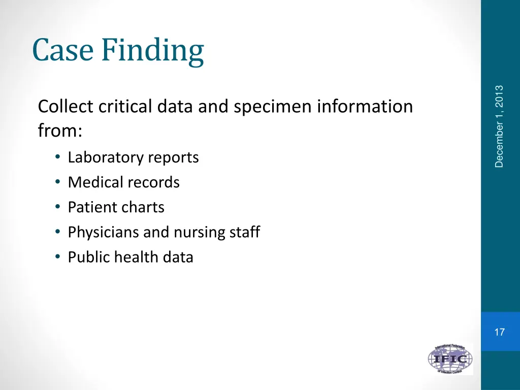 case finding