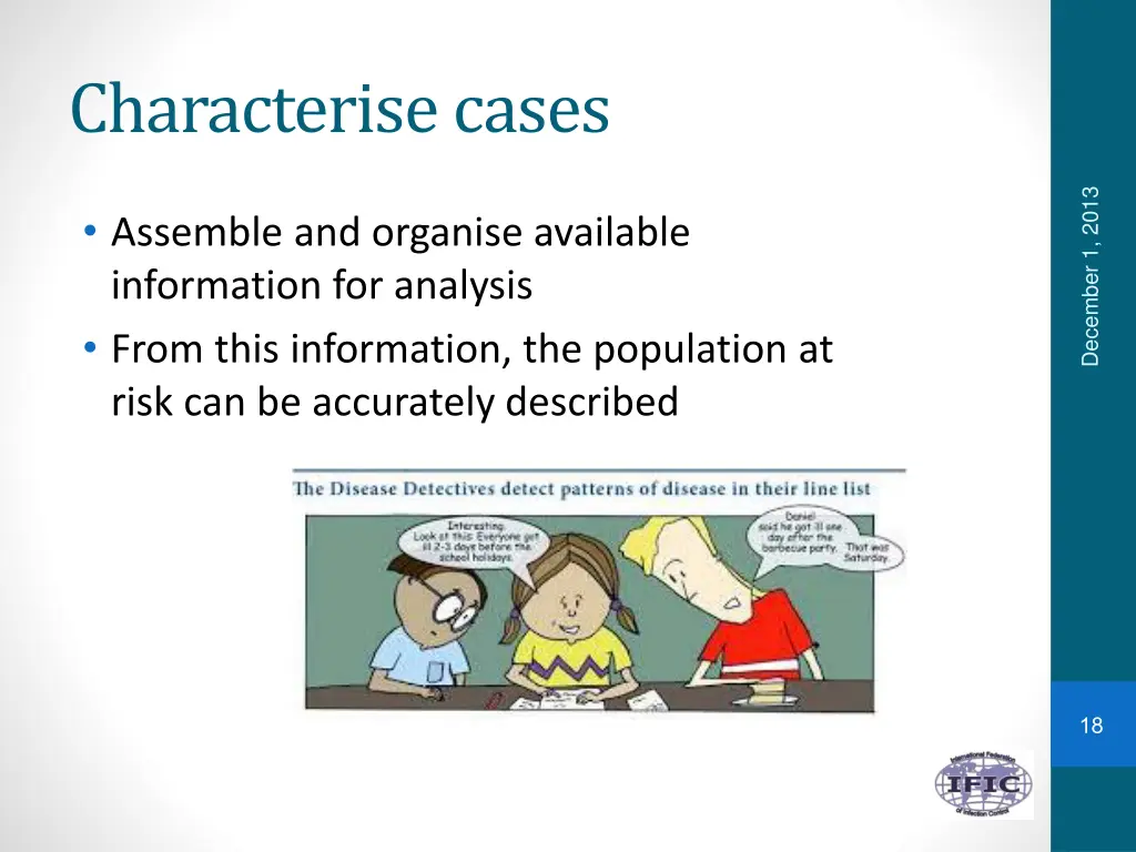 characterise cases