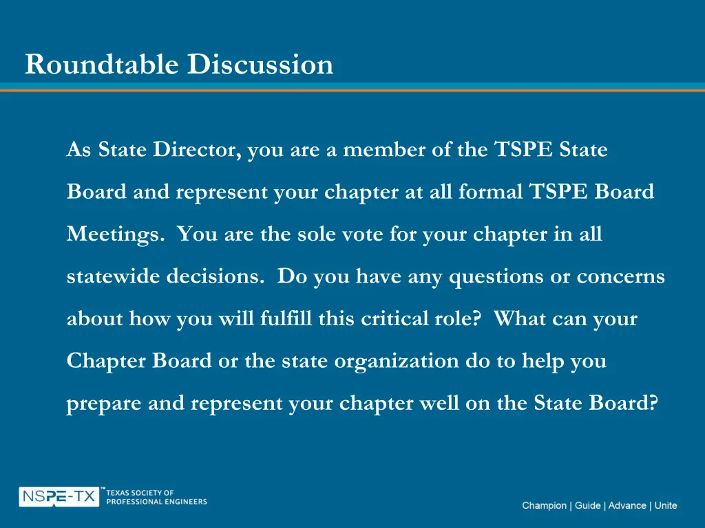 roundtable discussion