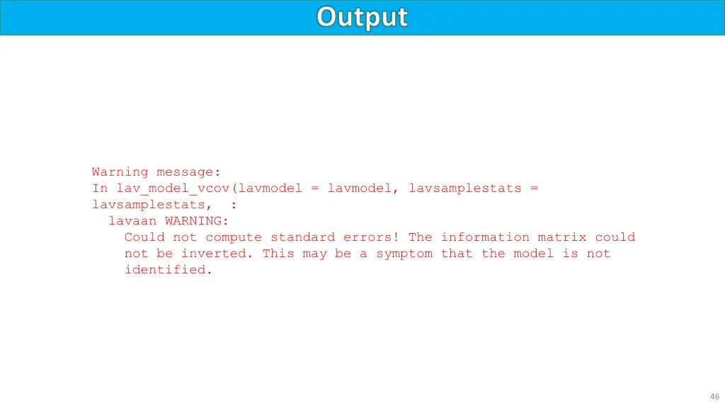 output