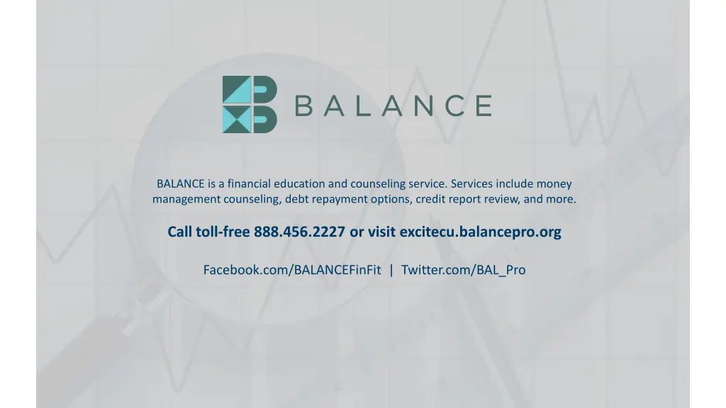 balance is a financial education and counseling