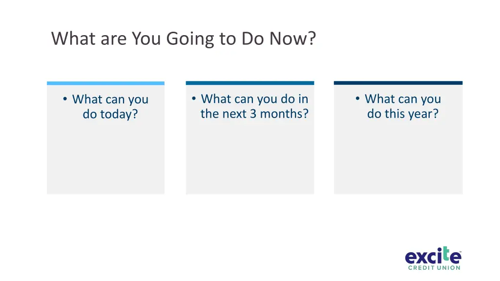 what are you going to do now