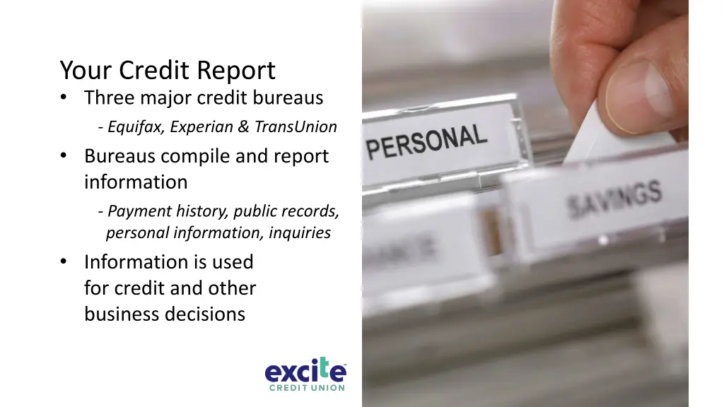 your credit report