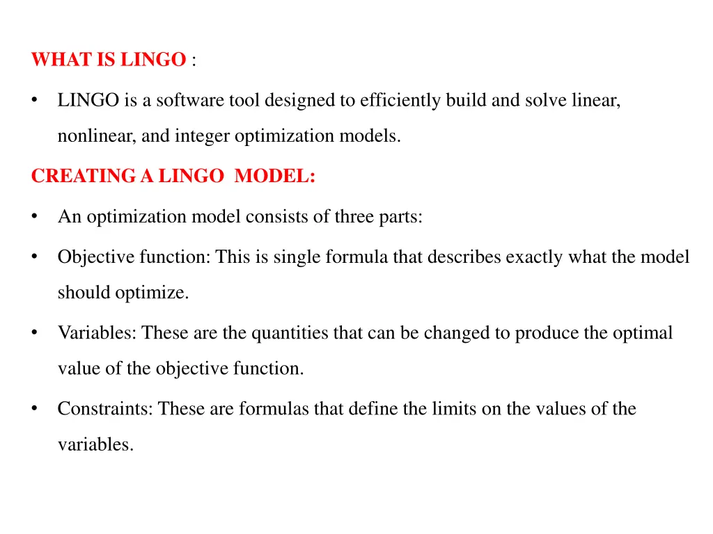 what is lingo