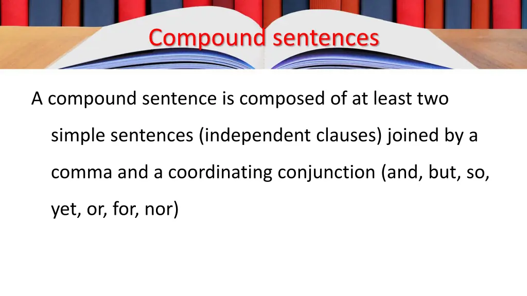 compound sentences