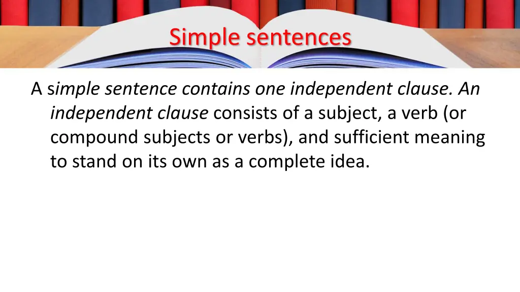simple sentences