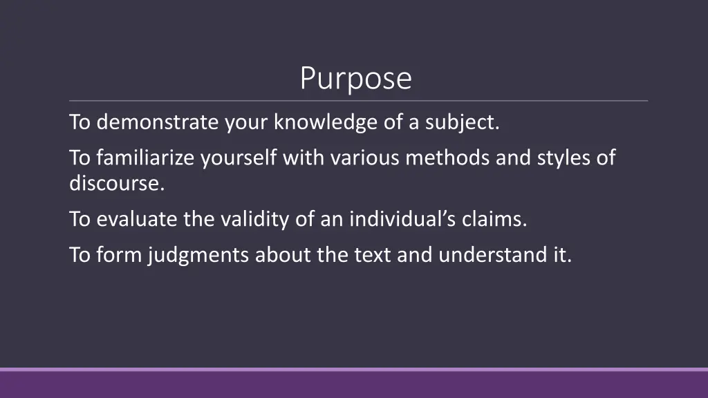 purpose 1