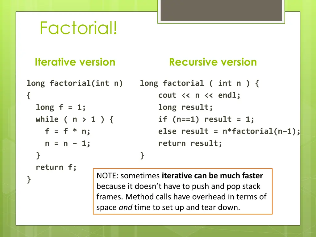 factorial 3