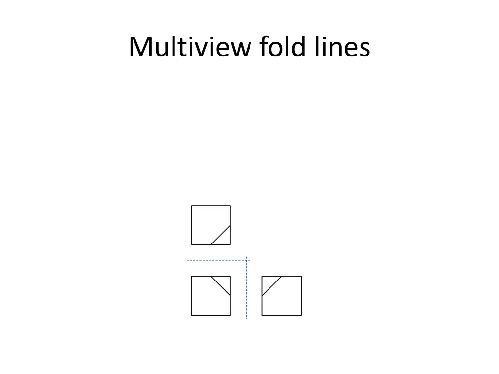 multiview fold lines