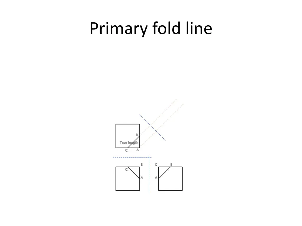 primary fold line