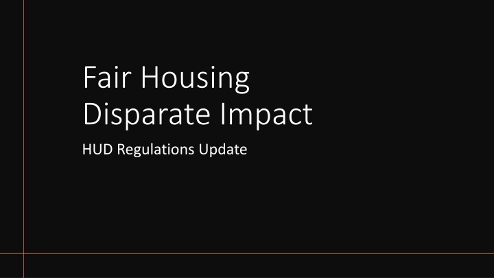 fair housing disparate impact