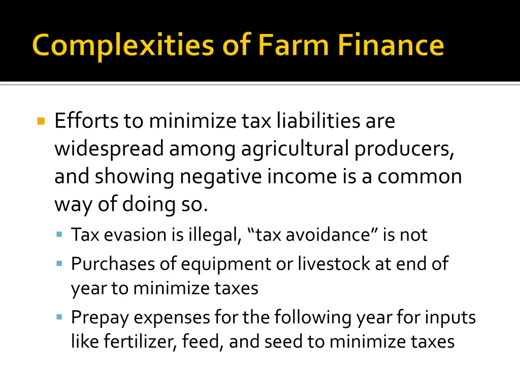efforts to minimize tax liabilities