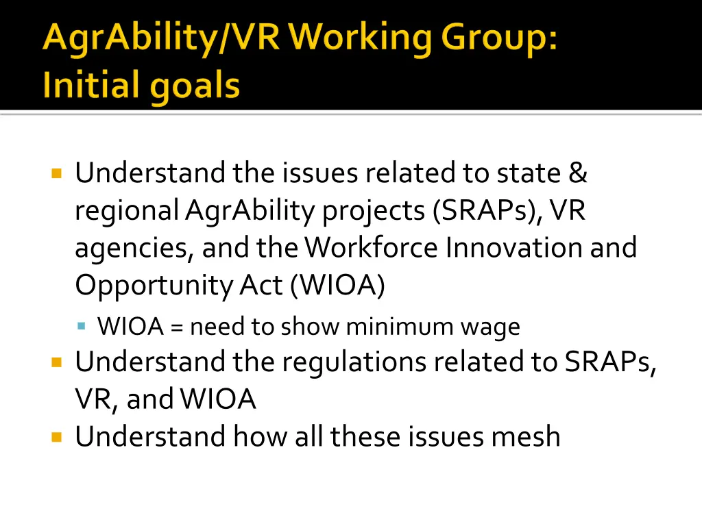understand the issues related to state regional