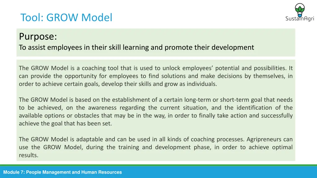 tool grow model