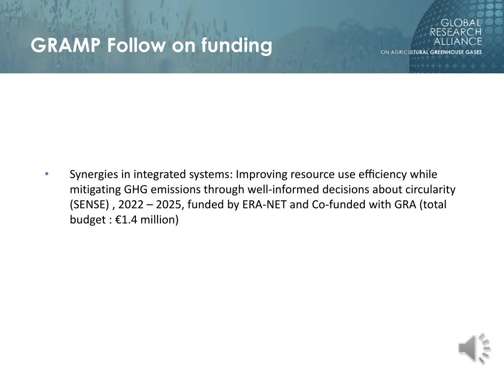 gramp follow on funding
